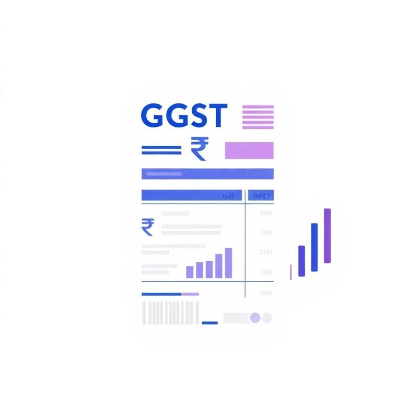 GST invoice with charts